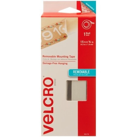 Velcro Brand TAPE, MOUNT, REMOV, 15X3/4in VEK95179